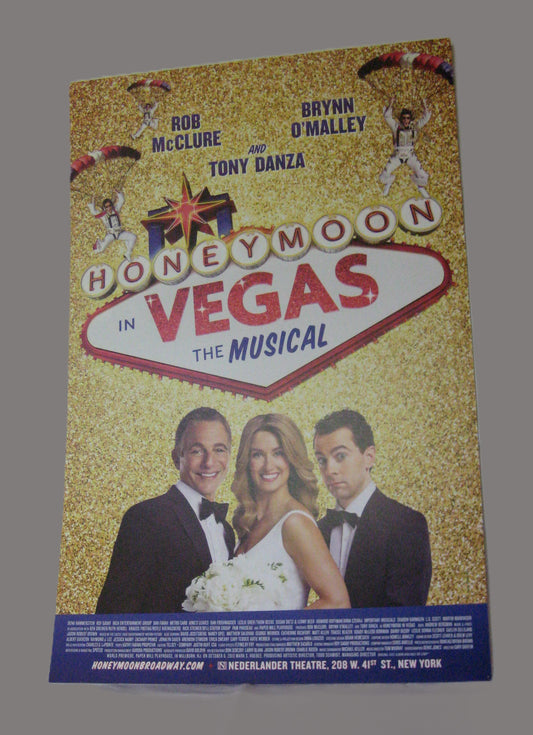 Honeymoon In Vegas Window Card Poster