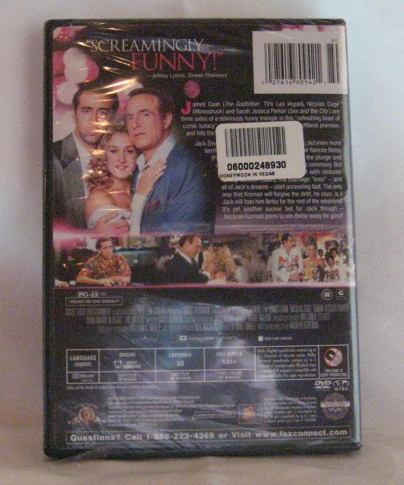Honeymoon In Vegas DVD