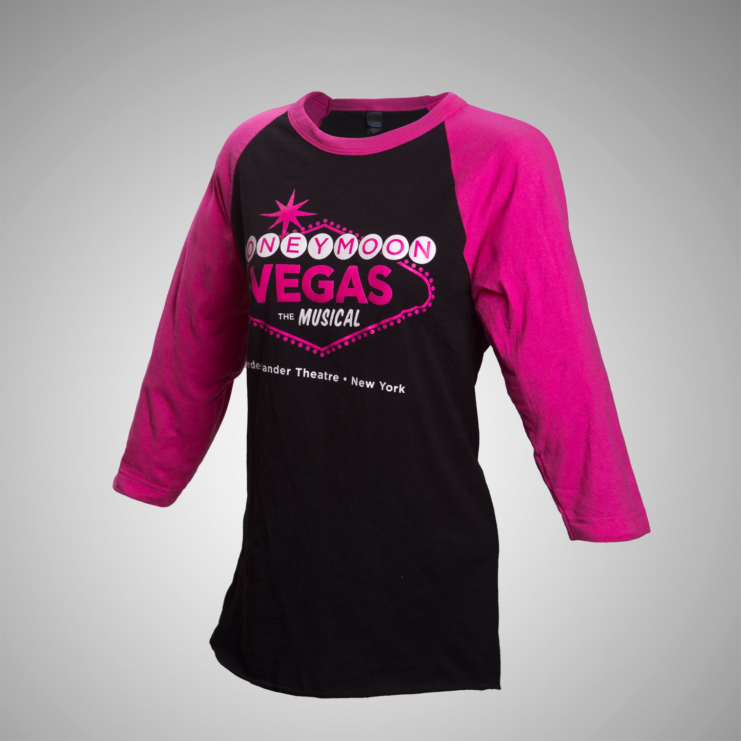 Honeymoon In Vegas Pink & Black Baseball Jersey