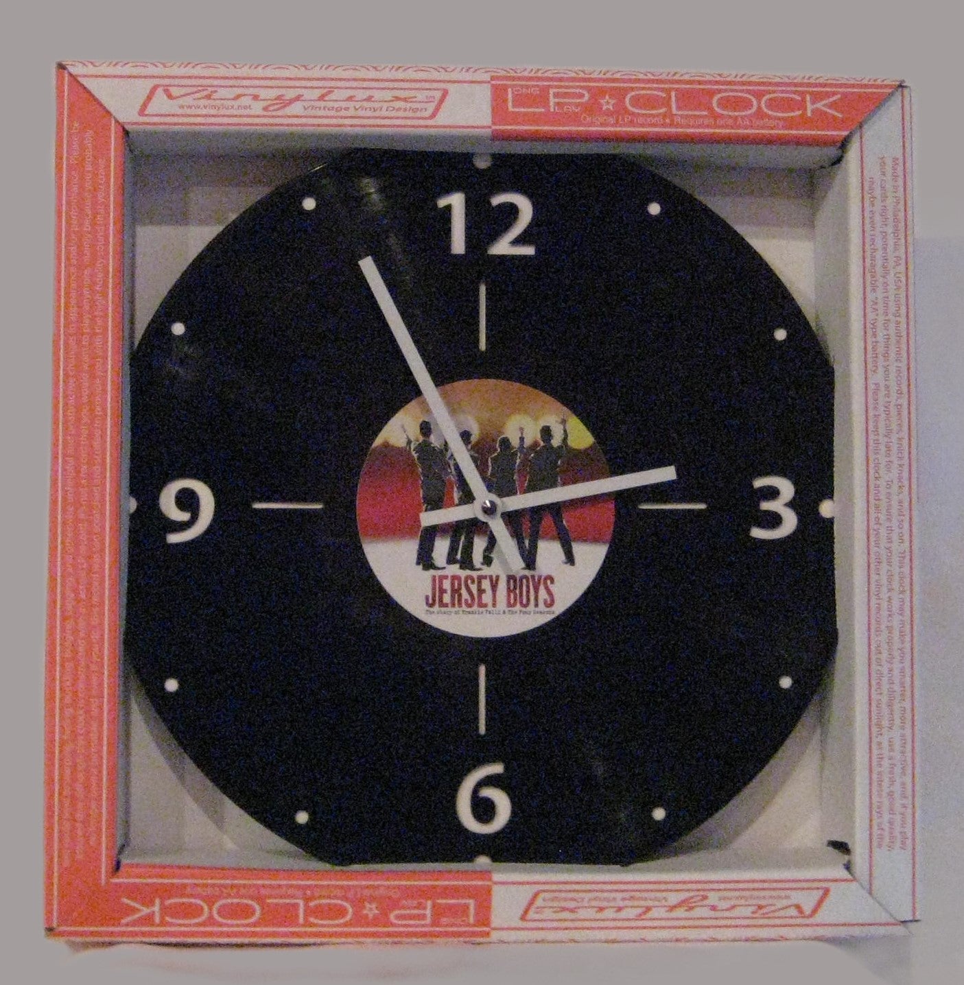 Jersey Boys Clock