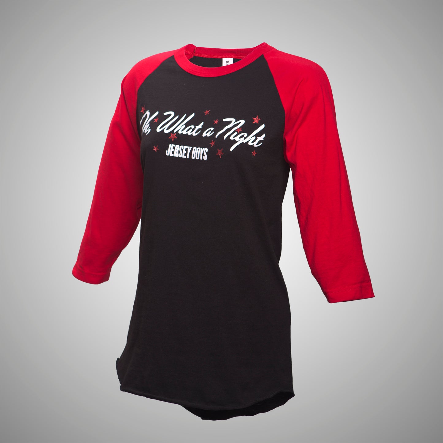 Jersey Boys Black & Red Baseball Jersey with Oh What a Night Unisex sizes