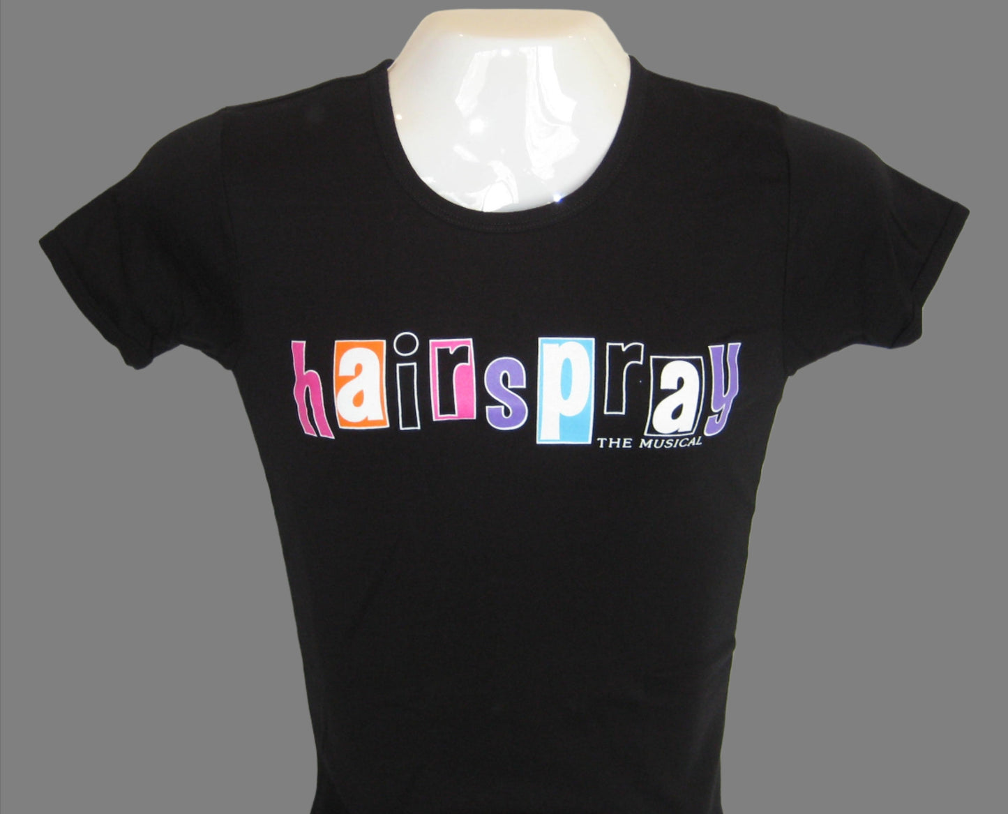 Hairspray Girly T- Black