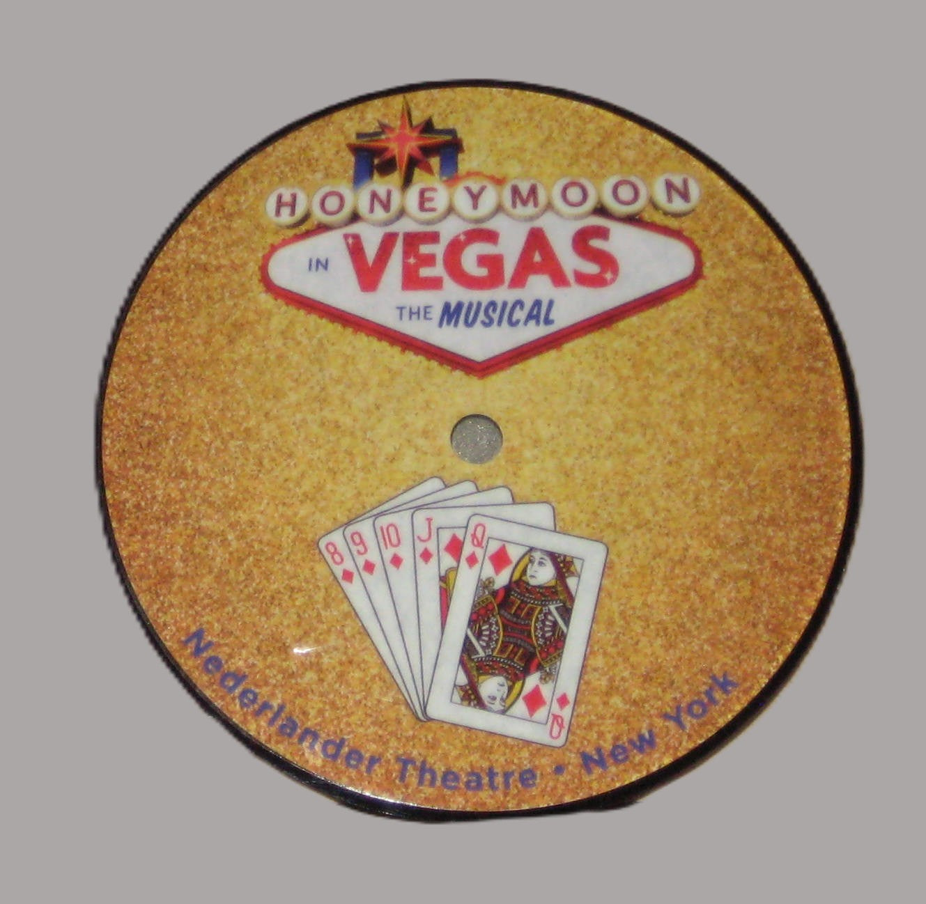 Honeymoon In Vegas Record Magnet