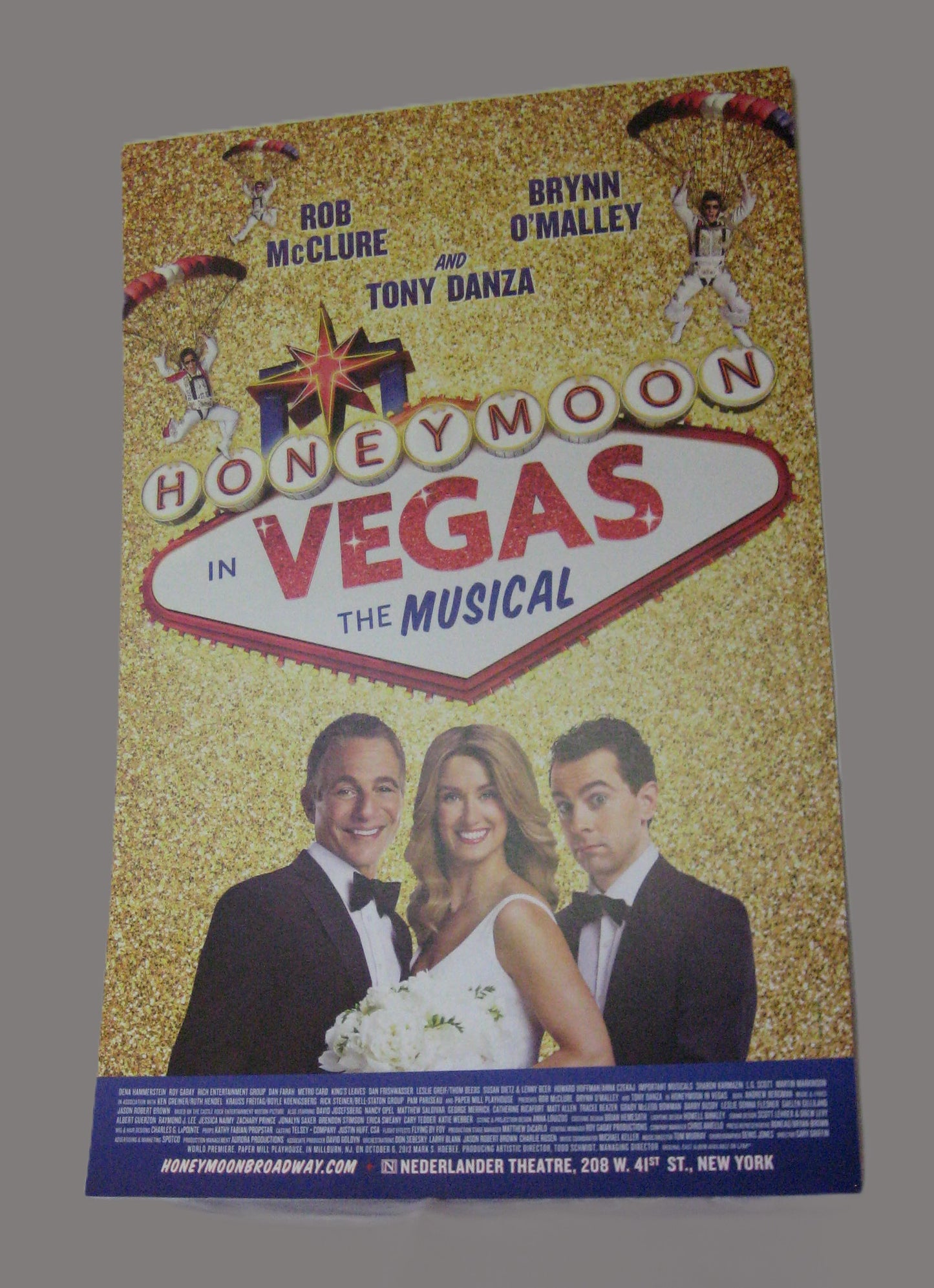 Honeymoon In Vegas Window Card Poster