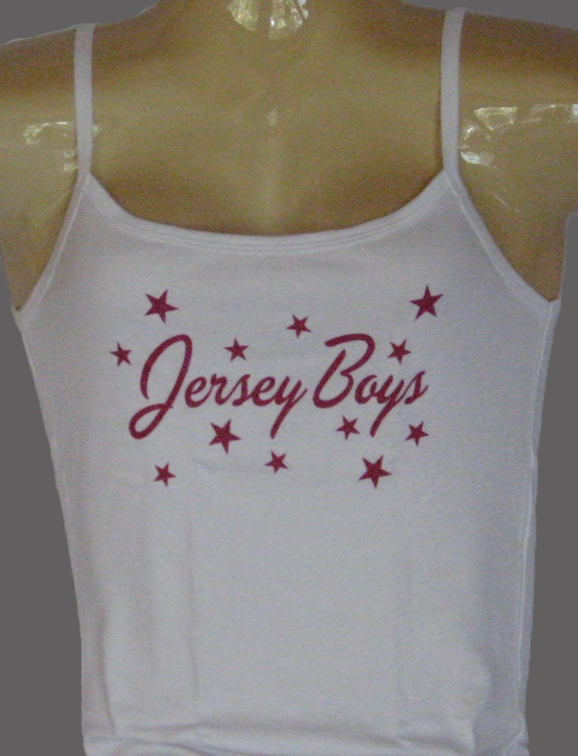 Jersey Boys White Tank Top