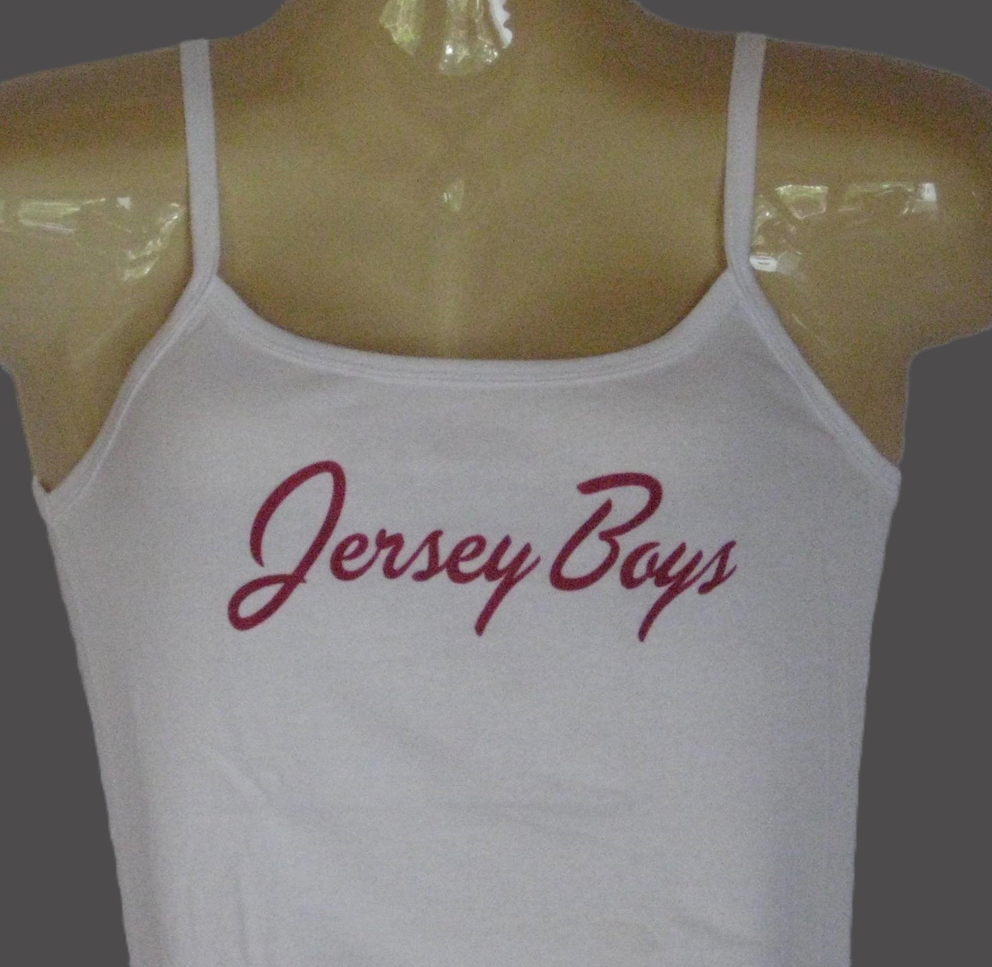 Jersey Boys White Tank Top