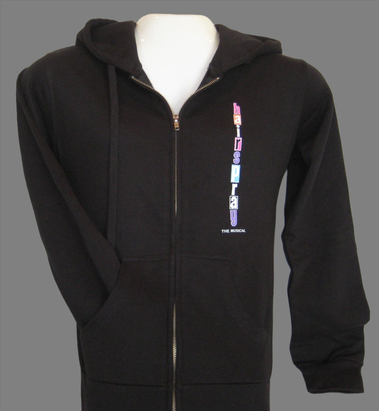 Hairspray Zip Sweatshirt Black